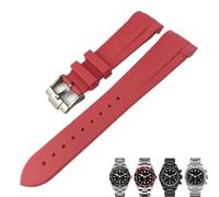 QSYJCCXD Rubber Silione Watchband 20 mm 22 mm pour Tudor Black Bay 1958 GMT 41 mm PELAGO