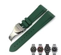 QSYJCCXD Rubber Silione Watchband 20 mm 22 mm pour Tudor Black Bay 1958 GMT 41 mm PELAGO