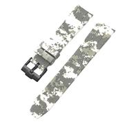 QSYJCCXD Sangle de camouflage pour Omega pour Swatch Moonswatch End Ext End Silicone Rubber Bracelet Men Femme Sport Watch Band Accessoires 20 mm