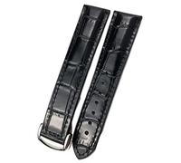 QSYJCCXD Sangle de montre à feuilles de vache de 18 mm 20 mm 22 mm pour Omega 007 Seamster 300 de Ville AT150 19/21 mm Commander WatchBand Boucle pliante