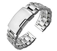 QSYJCCXD Sangle de montre, sangle en acier inoxydable 14 mm 16 mm 18 mm 19 mm 20 mm 22 mm 22 mm 24 mm 26 mm Bracelet de bande de montre métal