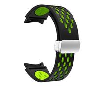 QSYJCCXD Sangle de silicone de 20 mm pour Galaxy Watch 7 6 5 4 40mm 44 mm 5pro 45 mm Boucle sans espèces 6 Classic 43 mm 47mm 42 Bracelet Watch Bands