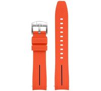QSYJCCXD Sangle d'extrémité incurvée ， pour Omega XS Watch Joint MOONSWATCH 20 mm Men Femmes Rubber Silicone Release rapide Band pour Seamaster 300 Watch Bands