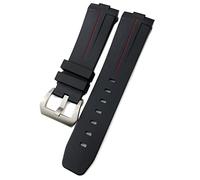 QSYJCCXD Silicone en caoutchouc de 24 mm pour l'interface incurvée à arc de sangle Panerai PAM441 111 312 359 438 320 Watchband Men Men Sports Bracelet ACCESSOIRES