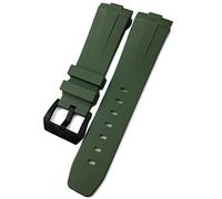 QSYJCCXD Silicone en caoutchouc de 24 mm pour l'interface incurvée à arc de sangle Panerai PAM441 111 312 359 438 320 Watchband Men Men Sports Bracelet ACCESSOIRES