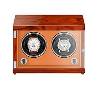 QSYJCCXD Spinner Winding Box Watch Winders - Rechargeable Watch Motchical Wind à Deux Positions Wather Wind Vertical Automatique Boîte d'enroulement avec lumière LED Sensive Lumière et puits