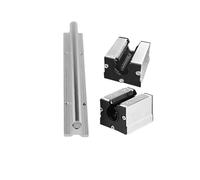 QSYJCCXD Type de boîte Ouverte Curseur de Guide linéaire, Rail SBR16 + étanche, étanche à poussière + Plaque de Pression, l = 150-1150 mm , Trace du Travail du Bois (250 mm)