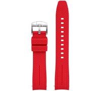 QSYJCCXD Universal 20 mm STRAP Men Femmes Rubber Release Watch Band