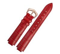 QSYJCCXD Véritable Bande de Montre en Cuir pour Bracelet de Bracelet Ballon Bleu Men de Bracelet en Cuir Convexe féminin 14 * 8 mm 18 * 11 mm 20 * 12 mm Bracelet de Mode