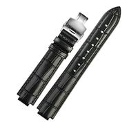 QSYJCCXD Véritable Bande de Montre en Cuir pour Bracelet de Bracelet Ballon Bleu Men de Bracelet en Cuir Convexe féminin 14 * 8 mm 18 * 11 mm 20 * 12 mm Bracelet de Mode