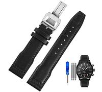 QSYJCCXD Véritable sangle de montre en cuir pour pilotes IWC Little Prince Male Mark 18 Big Fly Portugal Soft confort Band Band Brand de 20 mm