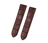 QSYJCCXD Véritable sangle de montre en cuir pour Santos Santos 100 hommes et femmes Tableau de montre en cuir 20 mm 23 mm (couleur: marron, taille: 23 mm)