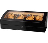 QSYJCCXD Watch Automatic Winder 8 + 9 Watch Boîte Boîte à Moteur Silencieux Motor Silencieux Grande capacité Paint Piano Extérieur Fit Femmes Men Montre Accessoires