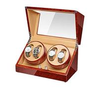 QSYJCCXD Watner Winder Automatic Watch Box Boîte 4 Motor de Moteur Calme Paint Paint Paint extérieur Ordre de Montre Flexible pour Les Femmes Geilles, D Watch Winder