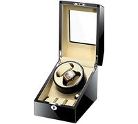 QSYJCCXD Watner Winder Automatic Watch Winder 2 + 3 Watch Windier Box avec Moteur Silencieux Alimentation Mode 4 Mode DE Rotation Peinture DE Piano Peinture EXTÉRIEURE