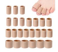 QSZHSL 24 Pièces Protege Orteil, Tube de Coussin d’Orteil, Manchons D’orteil Protecteurs, Protection Orteils,Pansement Cors Au Pied, pour Cors, Ampoules, Callosités, Orteils et Doigts