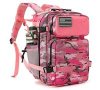 Qt & Qy 25l Military Tactical Backpack Army Army Molle Backpack Gym Pour Les Femmes / Hommes Edc Randonn¿¿E En Plein Air Rucksack Witch Bottle