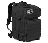QT&QY Sac à dos tactique militaire Molle de 45 l, sac à dos de 3 jours pour randonnée, trekking, chasse, camouflage, taille unique