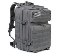 QT&QY 45L Sac à dos tactique militaire Sac d'assaut militaire Molle Grande capacité sac d'urgence Camouflage Randonnée Camping Trekking Sac à dos de chasse
