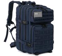 QT&QY 45L Sac à dos tactique militaire Sac d'assaut militaire Molle Grande capacité sac d'urgence Camouflage Randonnée Camping Trekking Sac à dos de chasse