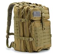 QT&QY Sac à dos tactique militaire 45L pour hommes, camping, randonnée, trekking, sac à dos de survie MOLLE, sac d'assaut 3 jours