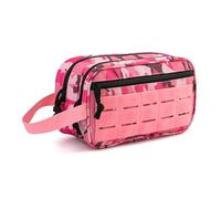 QT&QY Trousse de Toilette Tactique pour Hommes - Sac hygiène EDC, Outil Militaire avec Poches Molle, Petite Trousse Dopp pour Voyage, kit de Rasage Homme et Sac de Douche Nomade