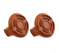 QT452 Lot de 2 cache-bobines pour débroussailleuse Bosch GGT450A1 GGT600A1 GGT350A - Capuchon de rechange en ABS facile à installer Noir