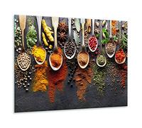 QTA | Couvre-plaque de cuisson 60 x 52 cm 1 pièce universelle électrique à induction pour plaques de cuisson, protection anti-éclaboussures, planche à découper, épices