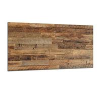 QTA | Plaque de recouvrement pour cuisinière, 90 x 52 cm, 1 pièce, en verre, pour cuisinières électriques, à induction, protection anti-éclaboussures, planche à découper en bois