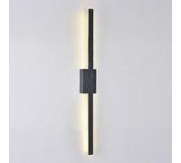 QTANZIQI Applique Murale linéaire pour Salon, Chambre à Coucher, Lampe Murale à Longue Bande avec lumières murales intérieures minimalistes, luminaire câblé pour Un éclairage élégant