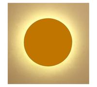 QTANZIQI Appliques Appliques Applique Murale Ronde en métal Applique Murale à Disque Rond Blanc Éclairage de Cage d'escalier Circulaire en métal Applique encastrée à LED pour Salon Chambre à