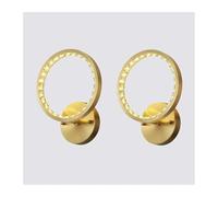 QTANZIQI Appliques Appliques Applique Murale Tout Cuivre - Applique Murale Ronde LED Applique Murale Lampes Lampes Décoratives Murales Intérieures Lampe,