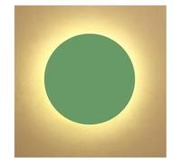 QTANZIQI Appliques murales Applique Murale Ronde en métal Applique Murale à Disque Rond Blanc Éclairage de Cage d'escalier Circulaire en métal Applique encastrée à LED pour Salon Chambre à