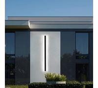 QTANZIQI Appliques murales Appliques Lampe Noir LED décoration Murale éclairage Appliques murales Secteur métal Acrylique Mur Lavage éclairage Longue Applique décoration Murale éclairage Applique