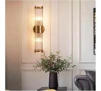 QTANZIQI Appliques murales dorées, Applique Murale d'intérieur, luminaire pour Chambre à Coucher, Salon, Restaurant, vanité, éclairage Mural de Fond, Lampe décorative (Or, 50 cm)