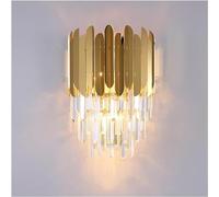 QTANZIQI Appliques murales Lampes murales LED pour Chambre à Coucher Salon Éclairage intérieur en Cristal modifiable 2800-6000K Décor élégant de Salle de Bain de Chevet
