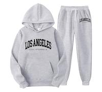 QTANZIQI Articles Bon marché Survêtements pour Hommes à Capuche Sherpa Ensemble de survêtement pour Hommes Veste à Capuche Survêtements Hauts de Jogging Joggers à Fermeture éclair Survêtement de