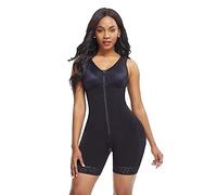 QTANZIQI Beauté Haute Compression Récupération Post-Partum Complet du Corps Contrôle de l'abdomen Entraîneur de Taille en Latex Modelage Ceinture Shapewear Bodys sans Couture (Couleur : Noir,