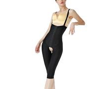 QTANZIQI Body for Women Reduce Extra Waistline Full Body Butt Lifter Thigh Slimmer Bodysuit with Open Crotch