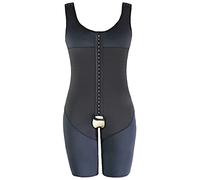 QTANZIQI Body Une piè pour Hommes, contrôle du Ventre, Compression complète du Corps, sans Couture, Grande Taille, entraîneur de Taille (Peau 3X)