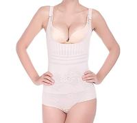 QTANZIQI Buste Ouvert Corps Complet, Shapewear pour Femmes Shaping Body Briefer Shapewear sans Couture Contrôle du Ventre Ferme pour Les Femmes Améliorées (Color : Color, Size : Small)