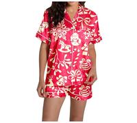 QTANZIQI Cheap Stuff Pyjamas pour Femmes Chemises de Nuit Ensemble de Pyjamas en Satin pour Femmes Ensemble de vêtements de Nuit en Dentelle Sexy Lingerie Cami Shorts Vêtements de Nuit Pyjamas pour