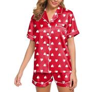 QTANZIQI Cheap Stuff Pyjamas pour Femmes Chemises de Nuit Ensemble de Pyjamas en Satin pour Femmes Ensemble de vêtements de Nuit en Dentelle Sexy Lingerie Cami Shorts Vêtements de Nuit Pyjamas pour