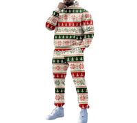 QTANZIQI Cheap Stuff Survêtements pour garçons Sweats à Capuche Survêtements pour Hommes 2 pièces Sweats à Capuche Doux gaufrés Ensembles de survêtement pour Hommes Zip Hommes 1/4 Zip Pull à Capuche