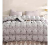 QTANZIQI Couette légère pour lit King Size, Insert de Couette Chaude, Couette Moelleuse en Plumes, Housse Ultra Douce, Couette silencieuse 218,4 x 238,1 cm, 3,6 kg