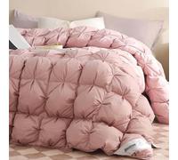 QTANZIQI Couette légère pour lit King Size, Insert de Couette Chaude, Couette Moelleuse en Plumes, Housse Ultra Douce, Couette silencieuse 218,4 x 238,1 cm, 3,6 kg