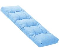 QTANZIQI Coussin de Banc d'intérieur rectangulaire pour fenêtres Baies vitrées, oreillers en Lin épais avec Support antidérapant (Gris foncé x 50 cm, 8 cm d'épaisseur)