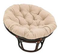 QTANZIQI Coussin de Chaise à balançoire Rond Multicolore, 60 à 100 cm, Doux, pour Sol de, canapé (Blanc 60 x 60 cm) - Parfait pour Le Confort Le Style, Utilisation en extérieur/intérieur