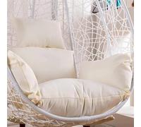 QTANZIQI Coussin de Chaise de Panier Suspendu imperméable, Coussin de Chaise d'œuf d'intérieur d'extérieur, Coussin de Dossier de siè de hamac Confortable pour Patio (Violet)