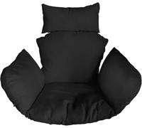 QTANZIQI Coussin de Chaise de Panier Suspendu imperméable, Coussin de Chaise d'œuf d'intérieur d'extérieur, Coussin de Dossier de siè de hamac Confortable pour Patio (Violet)